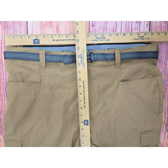 Orvis Mens Cargo Shorts With Belt 40 Beige Nylon/Spandex - Picture 7 of 8